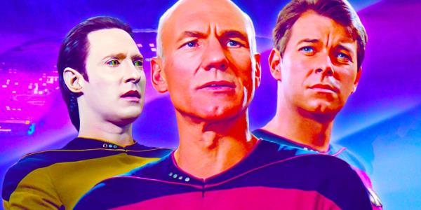 Star Trek The Next Generation Captain Picard Data Commander Riker 