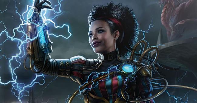 Guildmaster's Guide to Ravnica Key Art by Magali Villeneuve