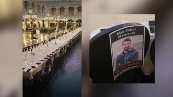 哈马斯人质获释后，以色列一家商场为他们举行了盛大的晚宴